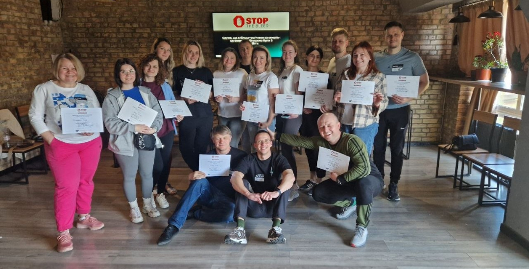 Bleeding control training: OTP BANK employees complete first aid course