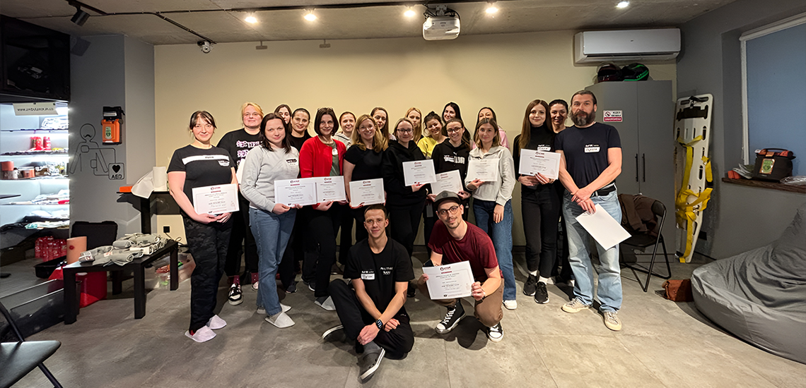 The OTP BANK`s team completed first aid training Stop the Bleed