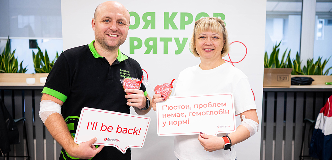 Kindness and keenness in our veins: OTP BANK team replenished the blood supplies of the Amosov Institute