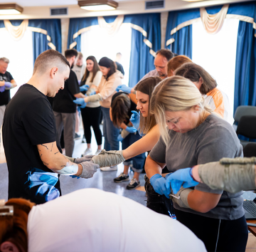 First aid training: OTP BANK employees practiced life-saving skills