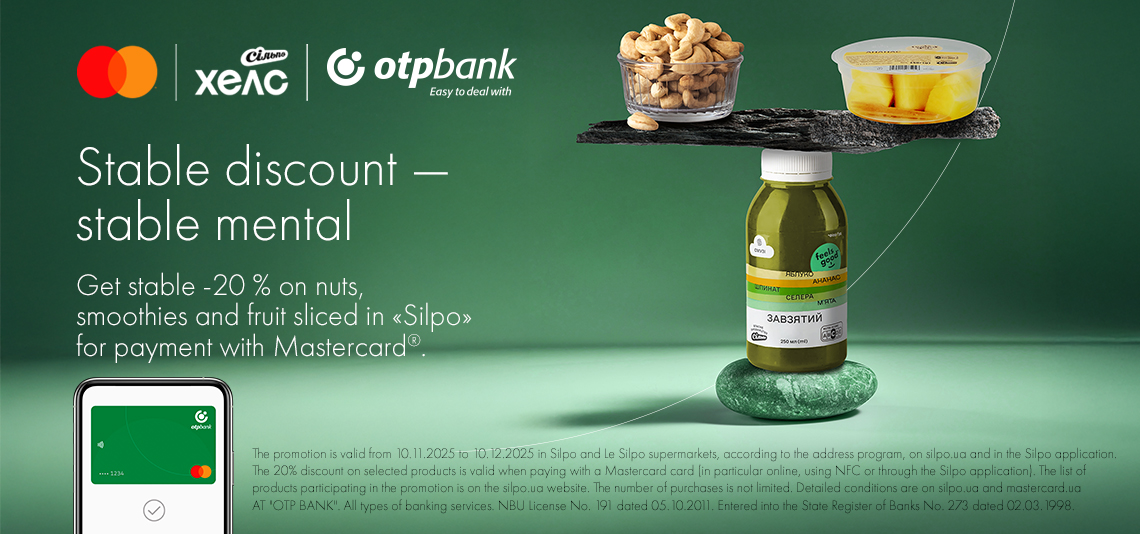 Take care of your mental health and save: 20% off superfoods with Mastercard from OTP Bank
