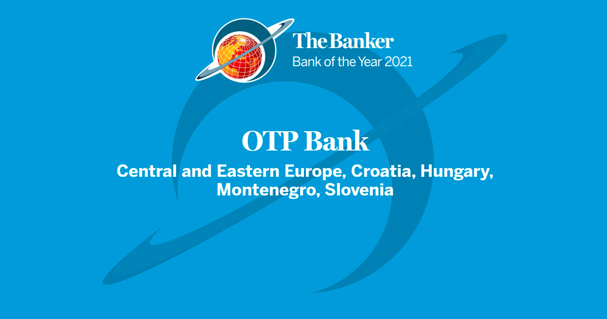 OTP Group wins The Banker's Bank of the Year award in CEE