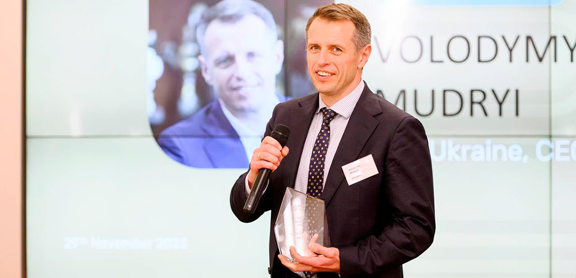 Volodymyr Mudryi honored with the SEED Excellence Award