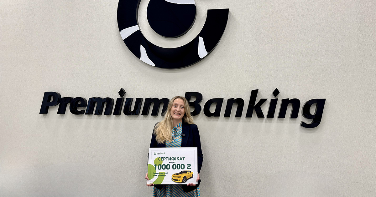 “A million found me unexpectedly”: Winner of OTP BANK’s “Mil for a Car” promotion receives her prize