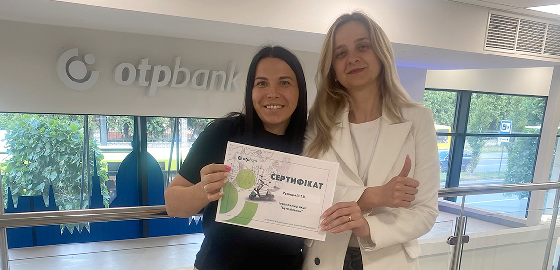 OTP Bank’s Client from Lviv Won Promotiom "Be Free!" Third Drawing 