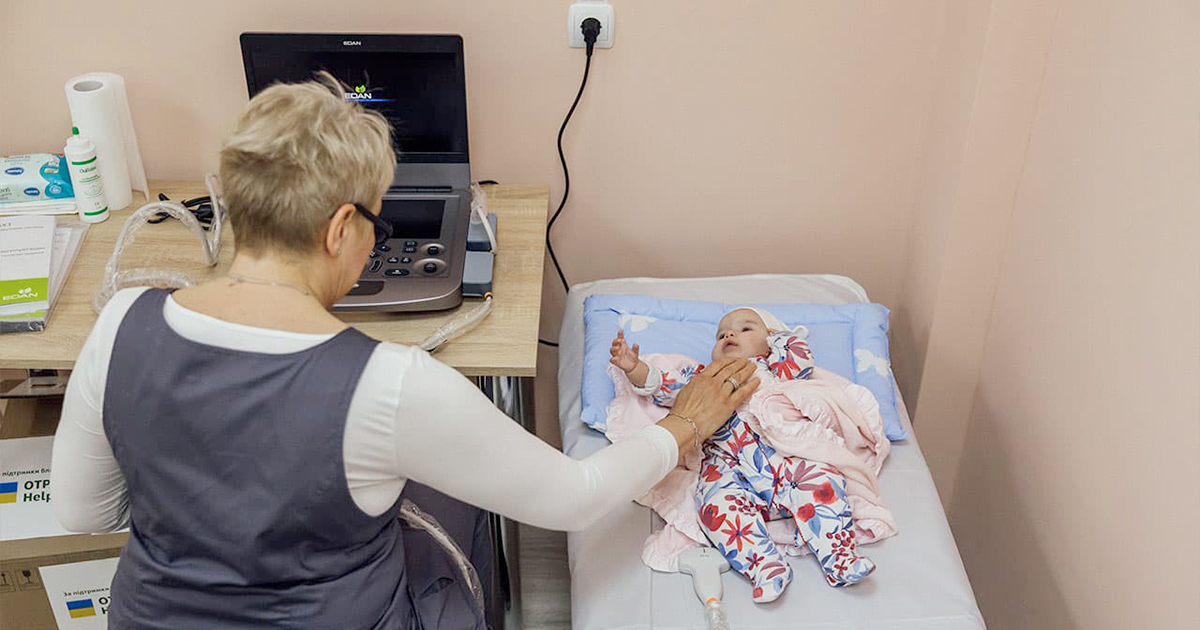 Ultrasound machine for Children's Rehabilitation Center was purchased thanks to OTP Bank Helps Ukraine