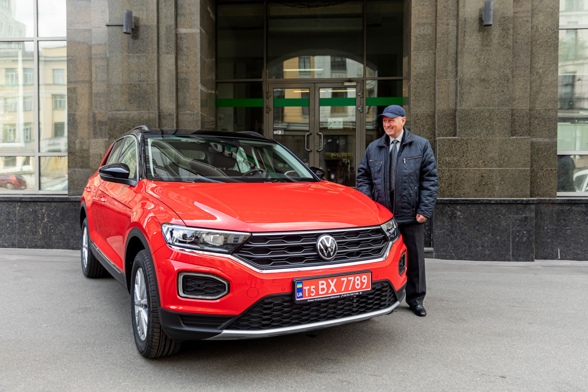 OTP Bank's client won the first T-Roc in 2021 within the "Avtozabava 3.0" promotion