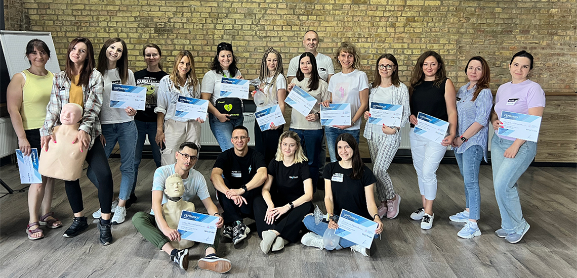 “Breathe”: OTP BANK team completed CPR training