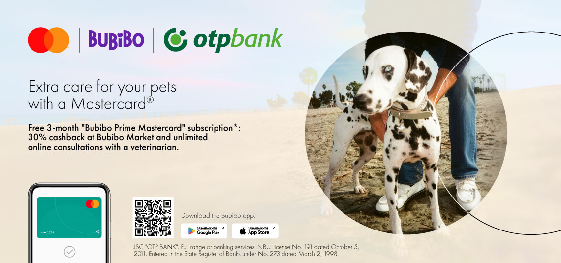 30% Cashback on Pet Supplies with a Bubibo Prime Mastercard Subscription