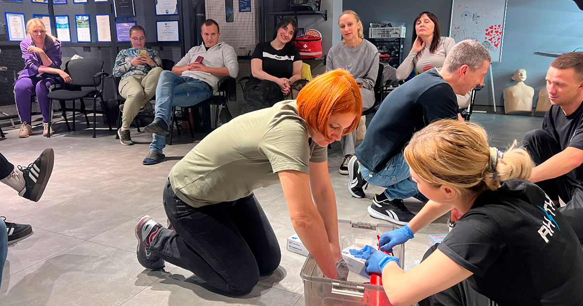 Stopping critical bleeding: OTP BANK employees complete training