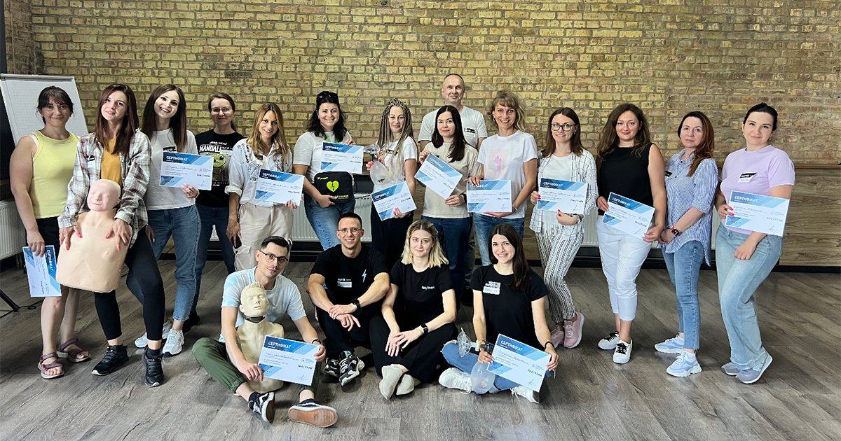 “Breathe”: OTP BANK team completed CPR training