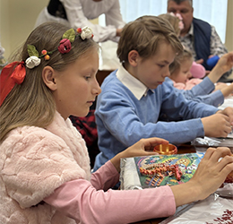 OTP BANK presented to 550 orphanage schoolchildren first in their lives vyshyvankas