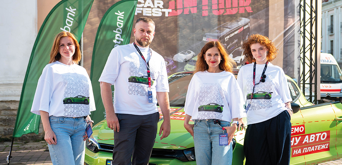 OTP Bank joins KYIV CAR FEST on a journey across Ukraine