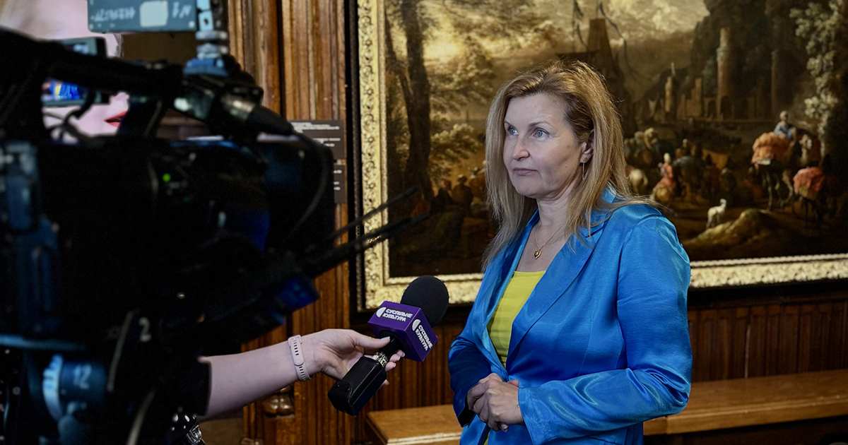 Restored painting by Jan Baptist presented at the Khanenko Museum with the support of OTP Group in Ukraine