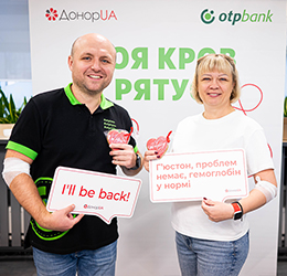 Kindness and keenness in our veins: OTP BANK team replenished the blood supplies of the Amosov Institute