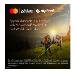 Enjoy Your Vacation in Bukovel and Get 5% Discount  with Mastercard from OTP Bank
