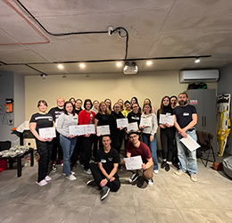 The OTP BANK`s team completed first aid training Stop the Bleed