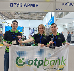 Printing together: DrukArmiia and OTP BANK presented joint 3D creations at the VIII international specialized exhibition ADDIT EXPO
