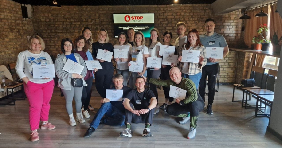 Bleeding control training: OTP BANK employees complete first aid course
