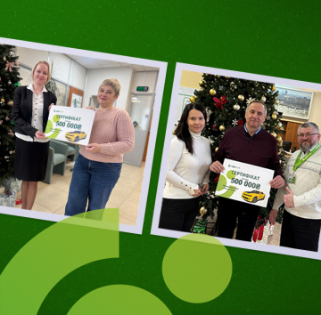 OTP BANK gives away UAH 1,000,000 in the “Mil for Cars” promotion: meet the winners