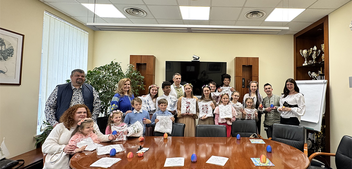 OTP BANK presented to 550 orphanage schoolchildren first in their lives vyshyvankas