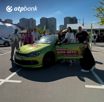 OTP BANK showcased at KYIV CAR FEST how it “slices” car prices into manageable payments